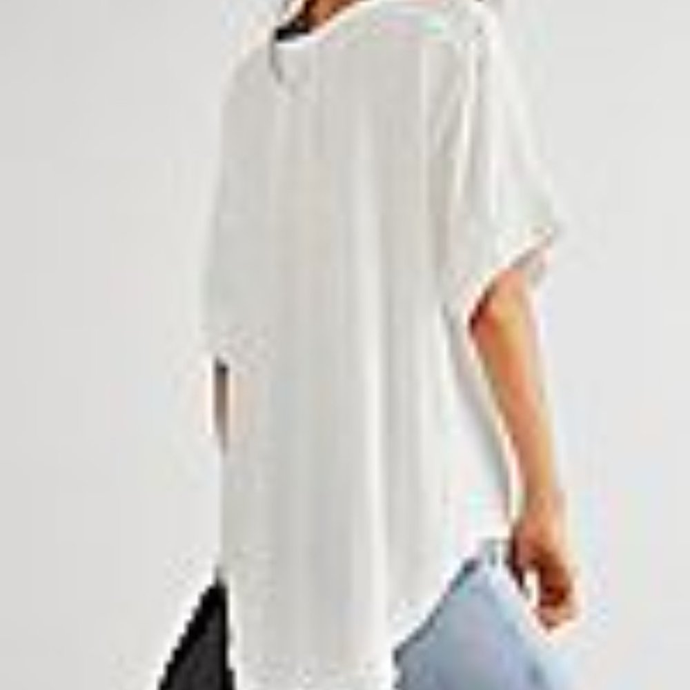 NWT Free People Henley T-Shirt - Picture 2 of 6